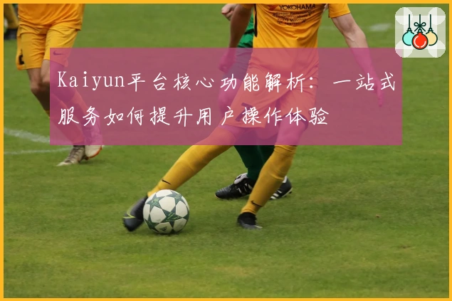 Kaiyun平台核心功能解析：一站式服务如何提升用户操作体验